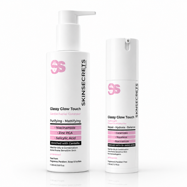 Glassy Glow Touch ( Cleanser + Moisturizer )