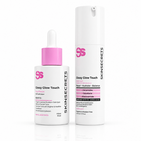 Glassy Glow Touch ( Serum + Moisturizer )